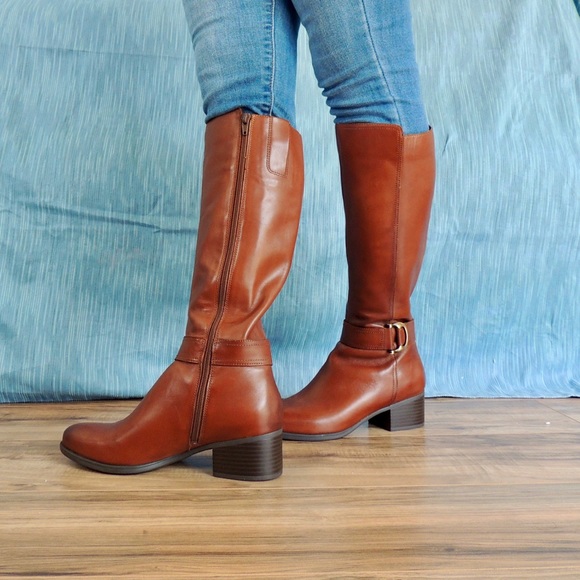 Naturalizer Kelso High Shaft Leather Boots - Picture 5 of 7